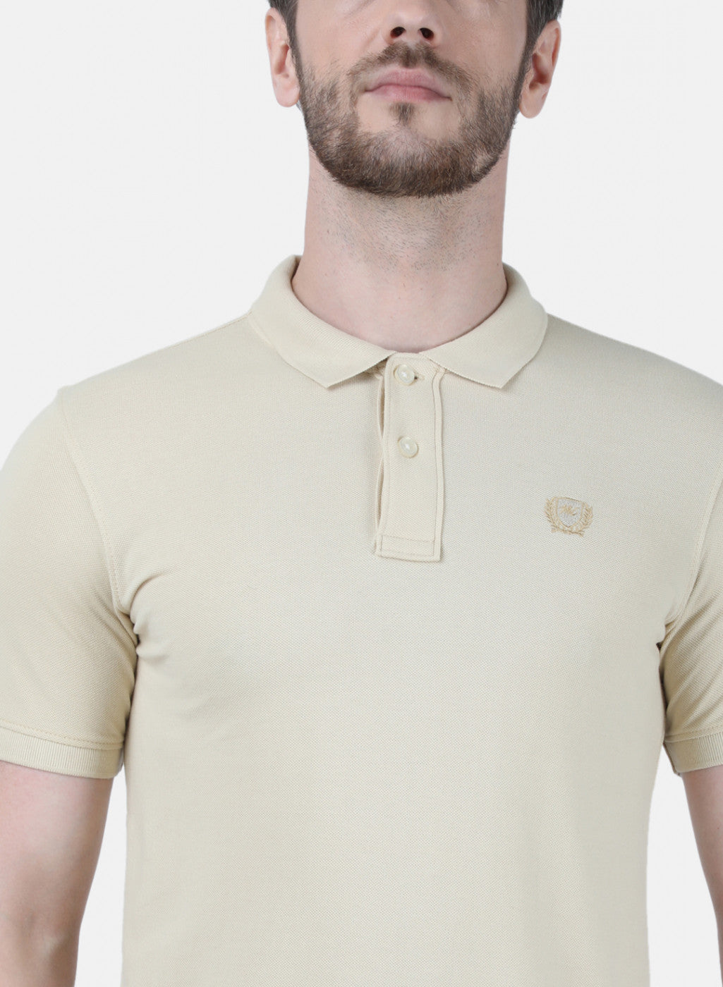 Mens Brown Plain T-Shirt