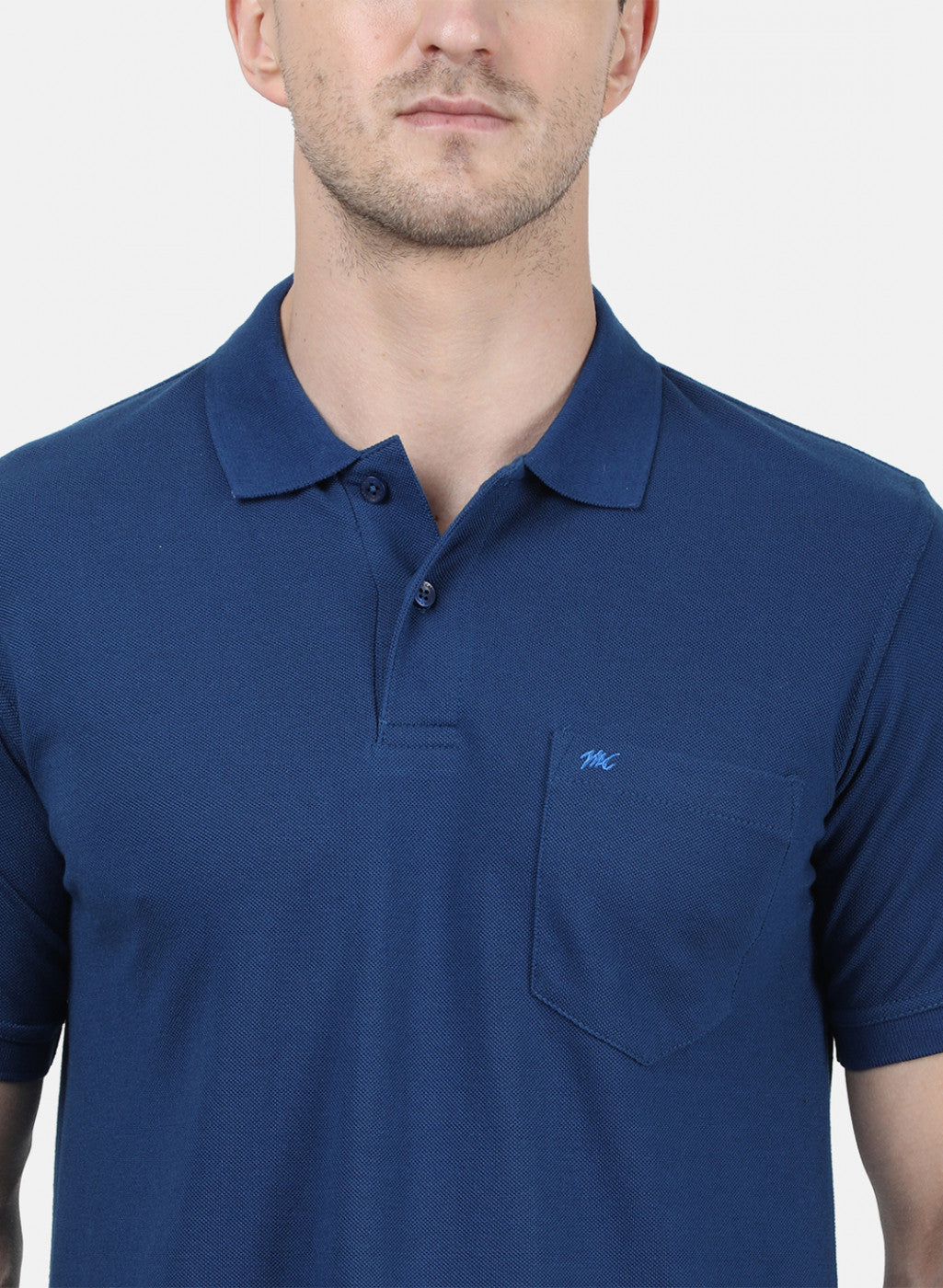 Mens NAvy Blue Plain T-Shirt