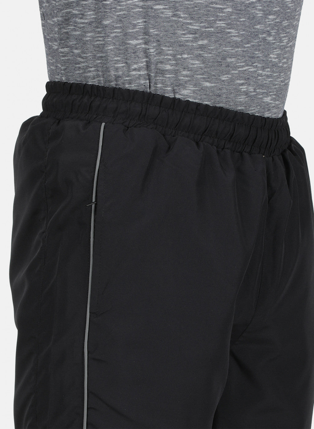 Mens Black Plain Short