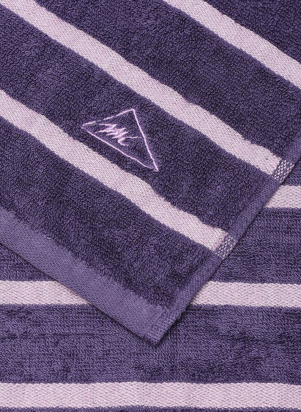 Purple & Pink Cotton 525 GSM Bath Towel (Pack of 2)