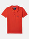 Boys Orange Plain T-Shirt