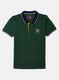 Boys Green Plain T-Shirt