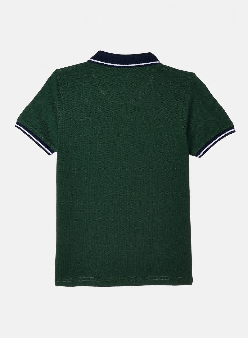 Boys Green Plain T-Shirt