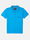 Boys Blue Plain T-Shirt