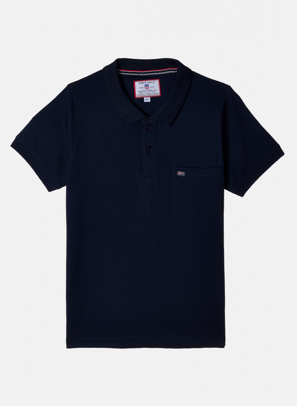 Boys Navy Blue Plain T-Shirt