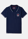 Boys Blue Plain T-Shirt