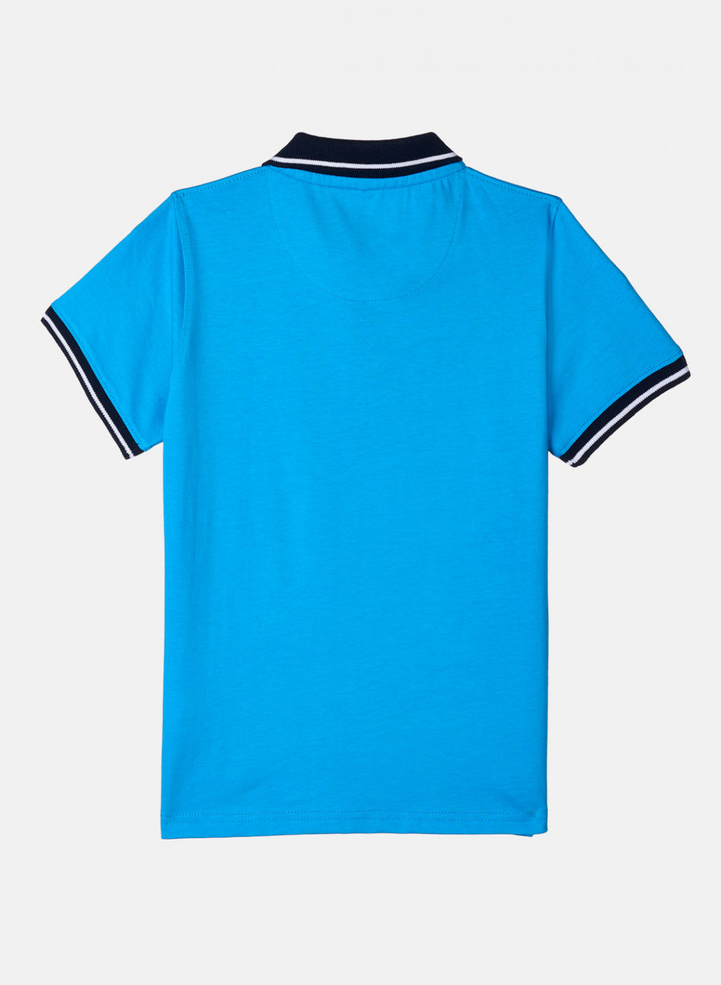Boys Blue Plain T-Shirt