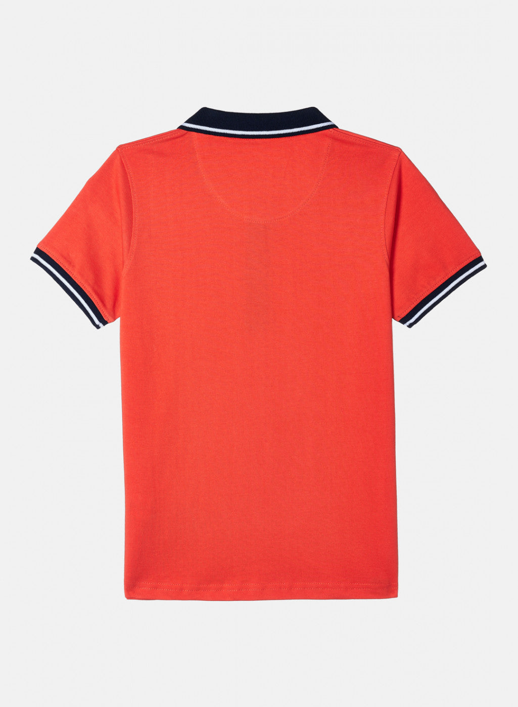 Boys Orange Plain T-Shirt
