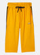 Boys Mustard Plain Capri