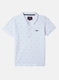 Boys White Printed T-Shirt