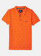 Boys Bright Orange Printed T-Shirt