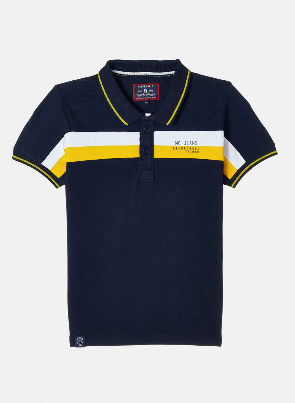 Boys Navy Blue Printed T-Shirt