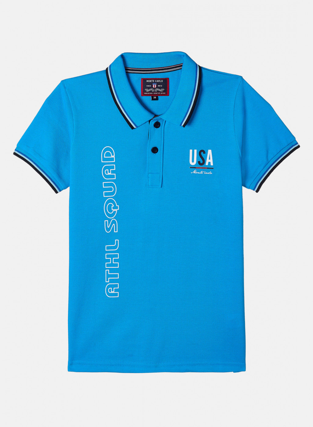 Boys Blue Printed T-Shirt
