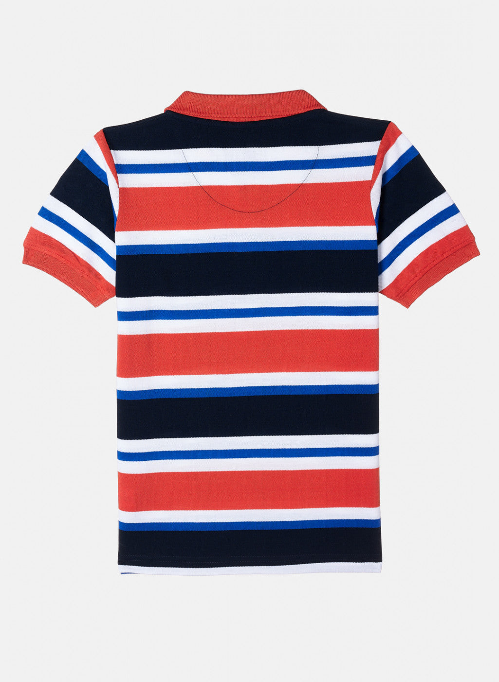 Boys Orange & Blue Stripe T-Shirt