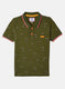 Boys Green Printed T-Shirt