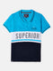 Boys Blue Printed T-Shirt