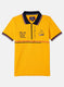 Boys Mustard Printed T-Shirt