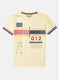 Boys Yellow Printed T-Shirt