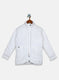 Girls White Plain Jacket