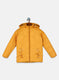 Girls Yellow Solid Jacket