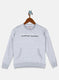 Girls Grey Printed Sweatshirt