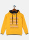 Girls Mustard Printed Sweatshirt