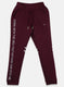 Girls Maroon Printed Lower