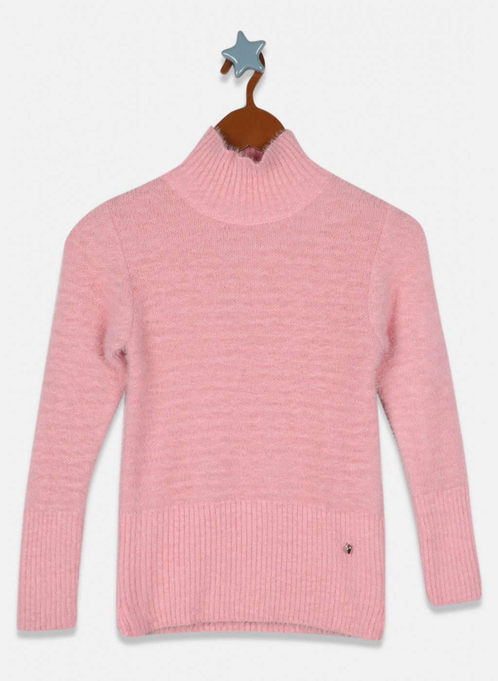 Girls Pink Solid Top