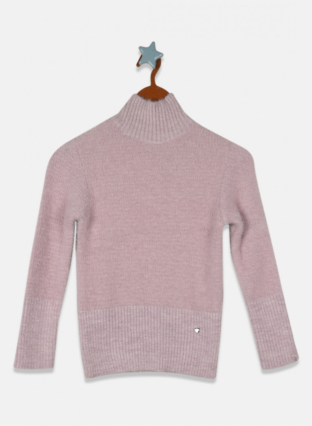 Girls Purple Solid Top