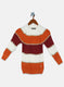 Girls Orange Stripe Top