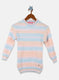 Girls Orange Stripe Top