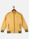 Boys Yellow Solid Jacket