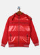 Boys Red Solid Jacket