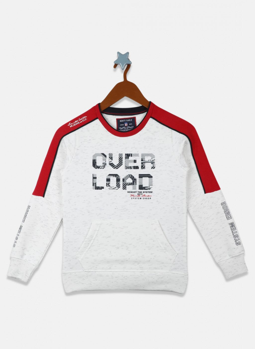 Boys Grey Printed Sweatshirt