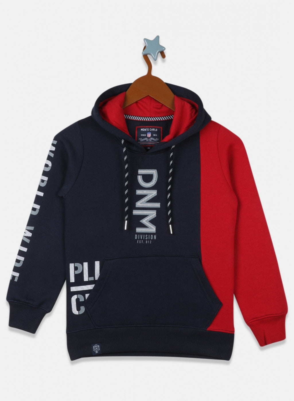Boys Navy Blue Printed Sweatshirt