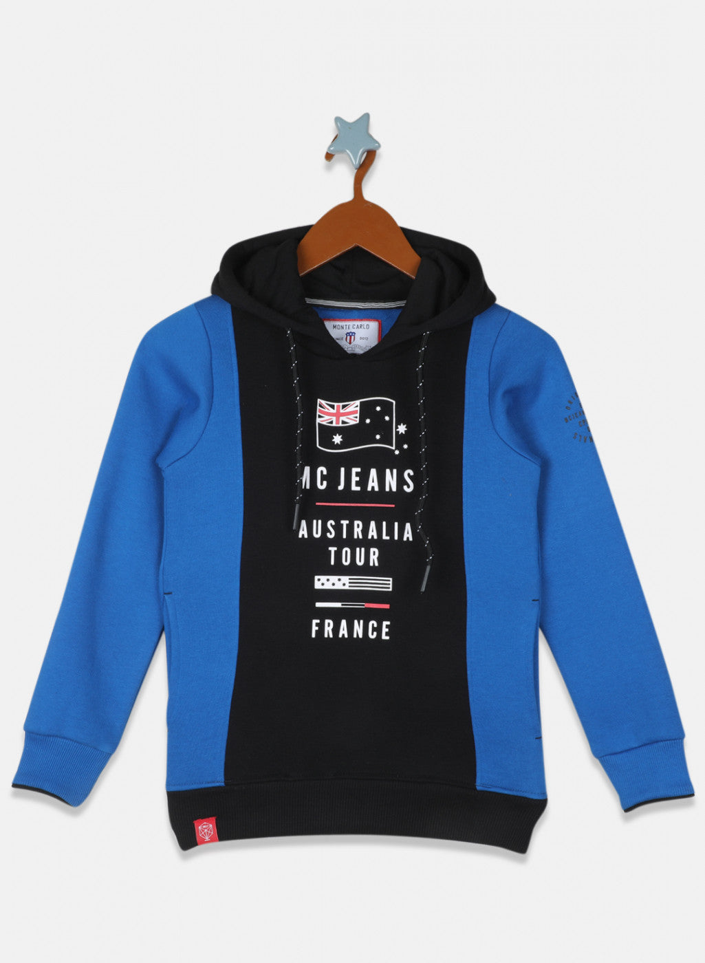 Boys Royal Blue Printed Sweatshirt