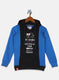 Boys Royal Blue Printed Sweatshirt