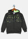 Boys Olive Printed Sweatshirt