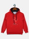 Boys Red Printed Sweatshirt