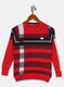 Boys Red Stripe Pullover