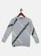 Boys Grey Stripe Pullover