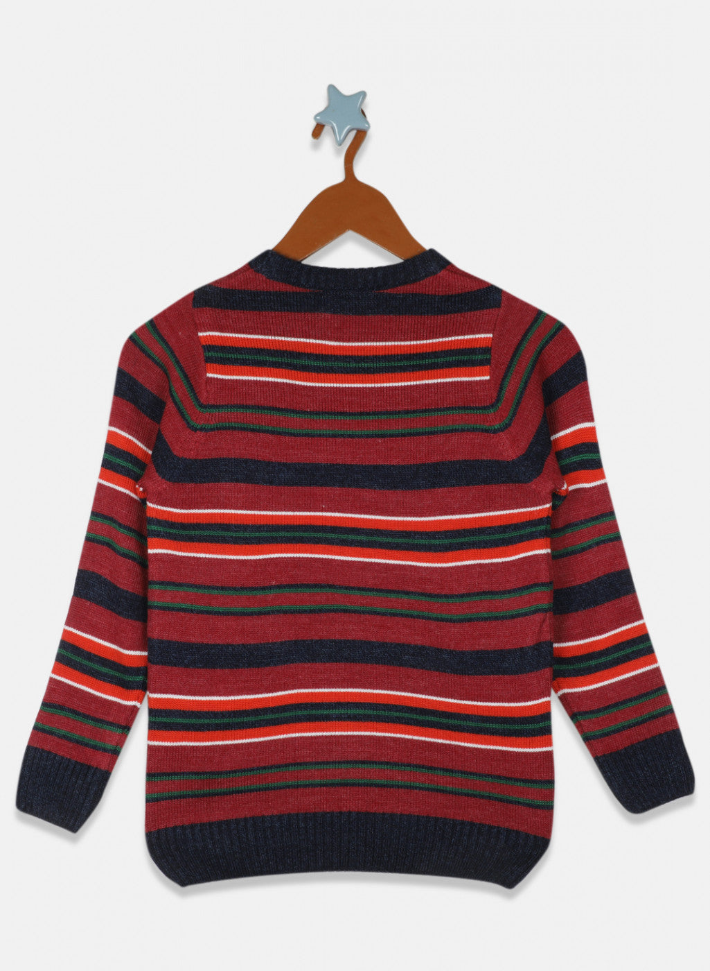 Boys Multicolor Stripe Pullover