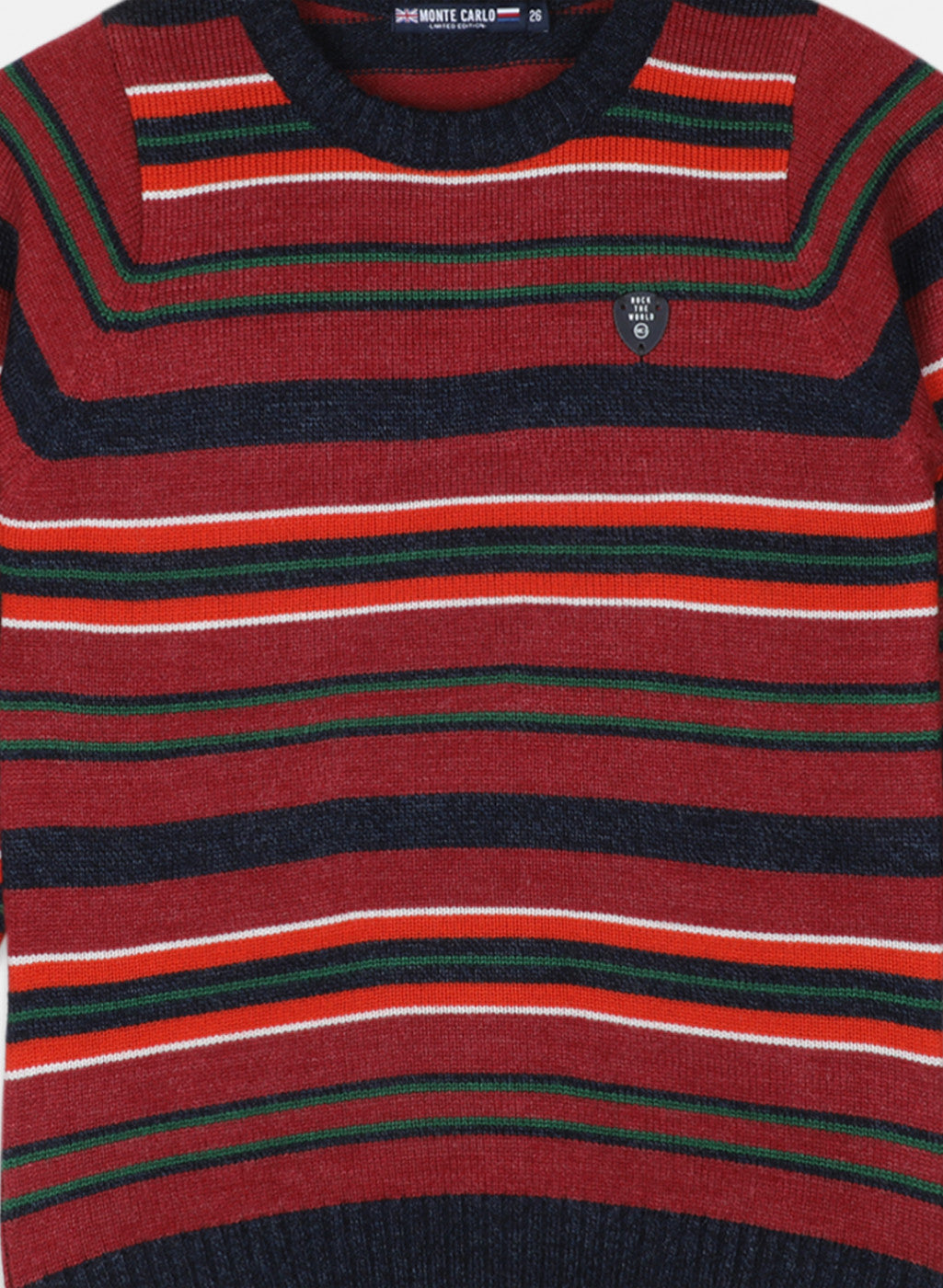 Boys Multicolor Stripe Pullover