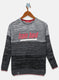 Boys Black Solid Pullover
