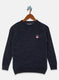 Boys Blue Printed Pullover