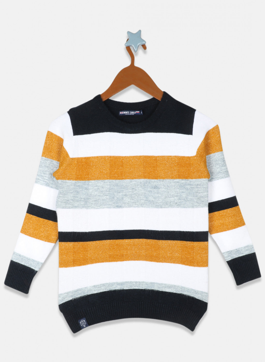 Boys Multicolor Stripe Pullover