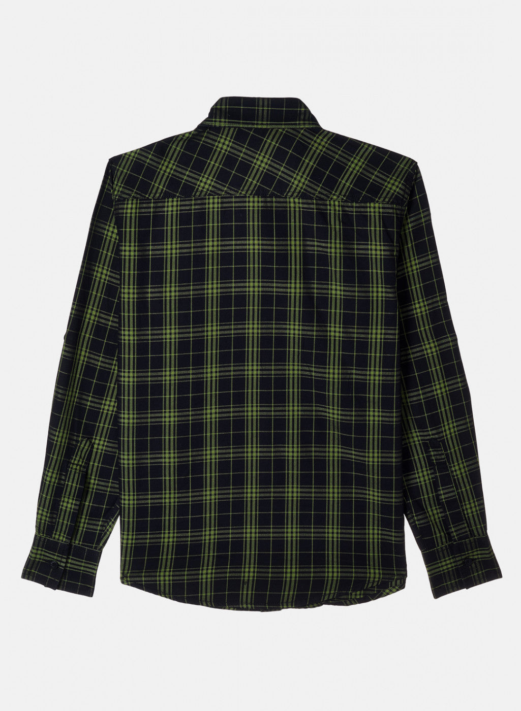 Boys Black Check Shirt
