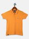 Boys Orange Printed T-Shirt