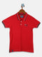 Boys Red Printed T-Shirt