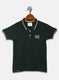 Boys Green Printed T-Shirt